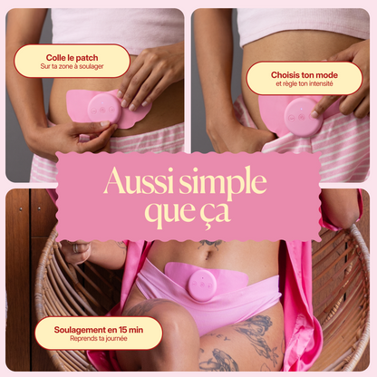 AURA+ Patch d'électrostimulation